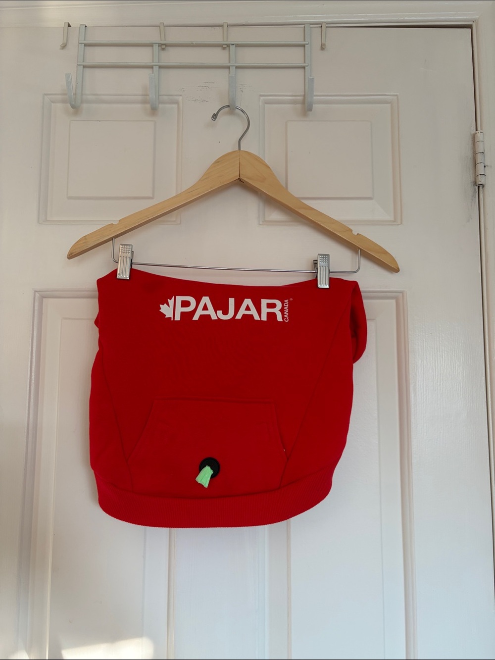 Pajar Canada Red Dog Hoodie w/ Built-In Poop Bag Pocket Size L
